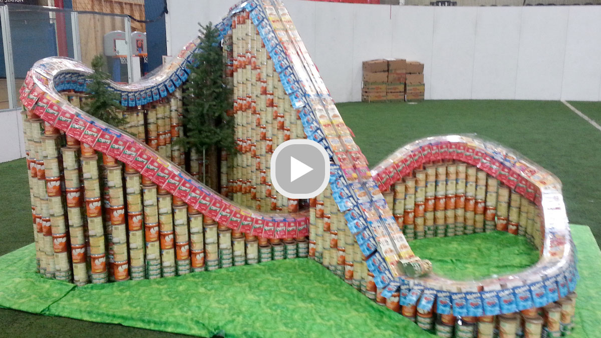 Canstruction RollerCANster MakerEmily